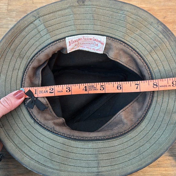 Vintage Filson waxed tin cloth Hat - Picture 6 of 8